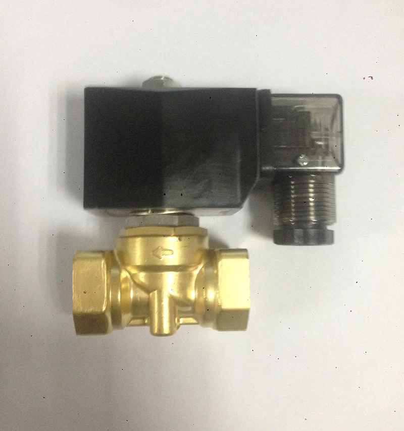 PU-10 0 ~ 1 бар 2/2 way прямого действия NC brass G1/2 &quotbsp water oil air Соленоидный клапан FKM