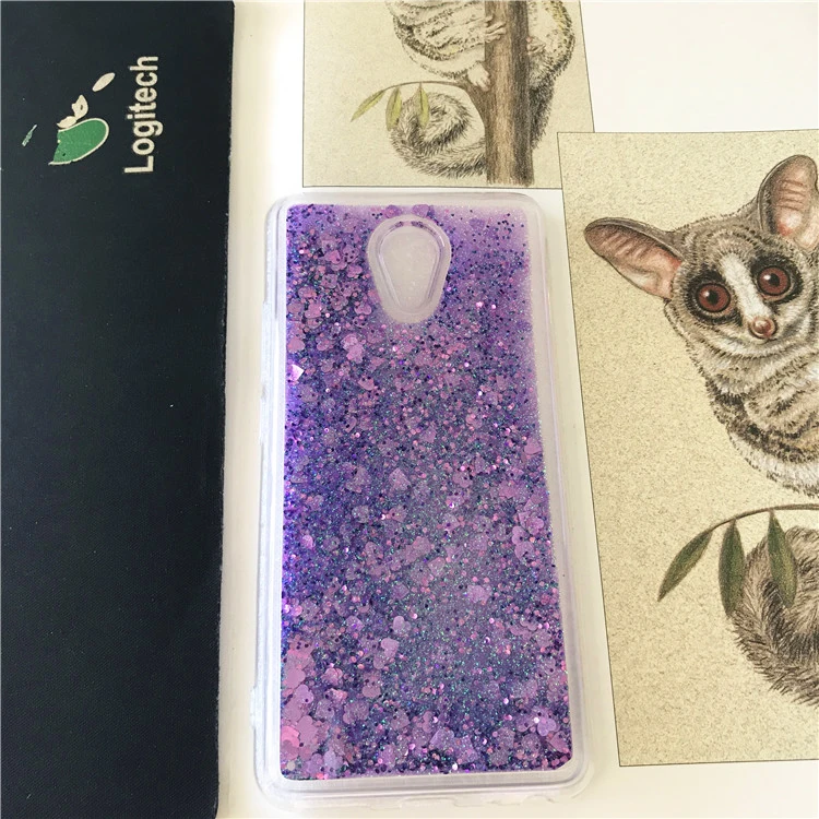

Bling Flowing Heart sequin TPU Cases for Meizu M6 Note M5 Note M3 Note Glitter Liquid Quicksand Cover Fundas Capa Coque