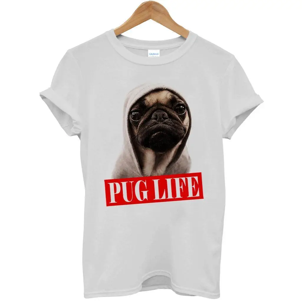 Mens T Shirt Pug Life 1 Pugs Dog Animal Lover Dog Funny2019 fashionable Brand 100cotton