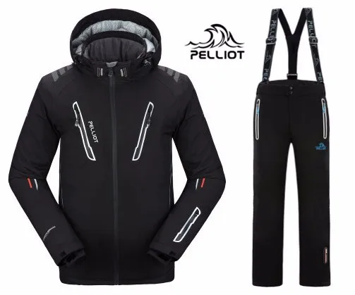 Гарантия Подлинная! PELLIOT мужские лыжные костюмы, куртка+ брюки, мужские водонепроницаемые термо-ватники, сноуборд, лыжный комплект - Цвет: color5