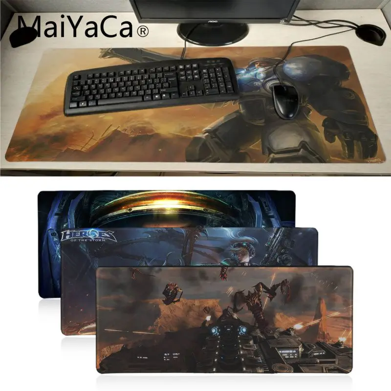 

MaiYaCa Beautiful Anime starcraft 2 game Gamer Speed Mice Retail Rubber Mousepad Large Thicken Comfy Gaming Rubber Mouse Pad