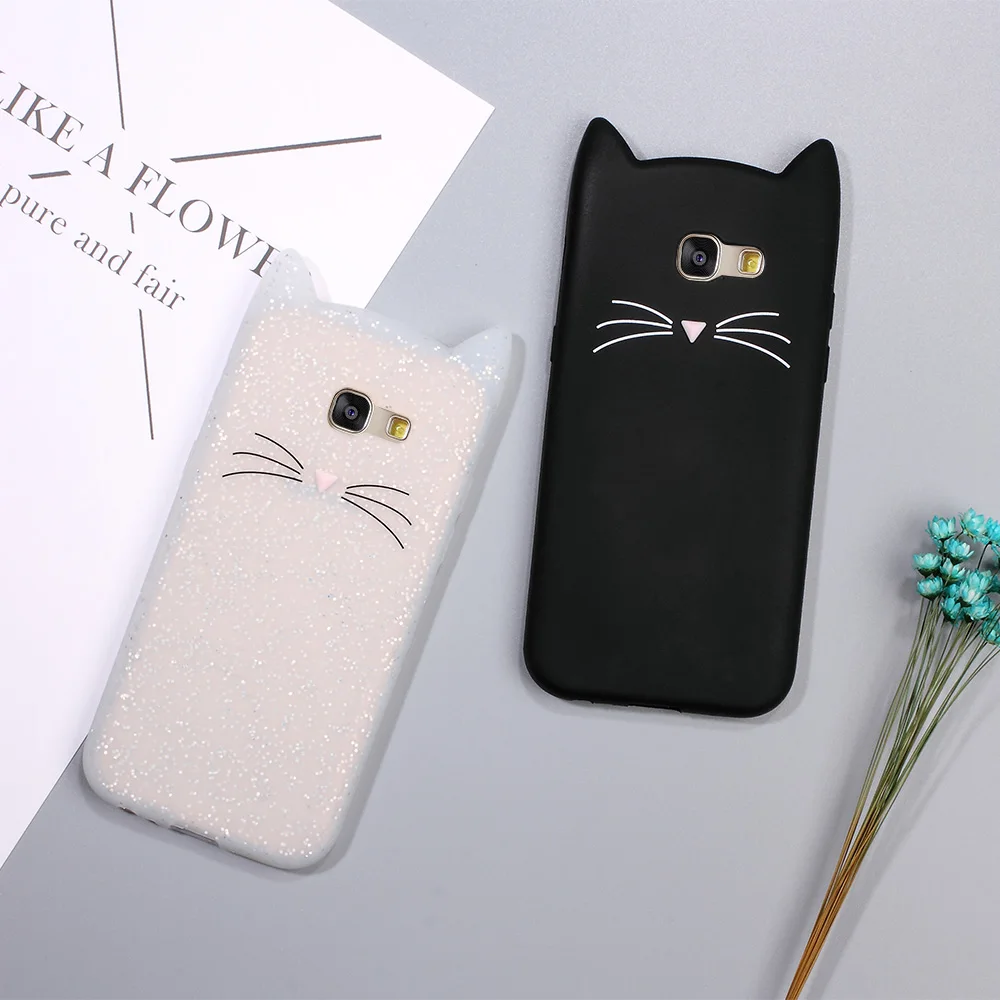 3d bearded cat inspired cases for samsung galaxy a5 a3 2017 2016 3d bearded cat inspired cases for samsung galaxy a5 a3 2017 2016