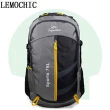 Супер Большой Вместительный высококачественный рюкзак для путешествий спортивная сумка для мужчин и женщин Водонепроницаемая дорожная сумка 75 литров
