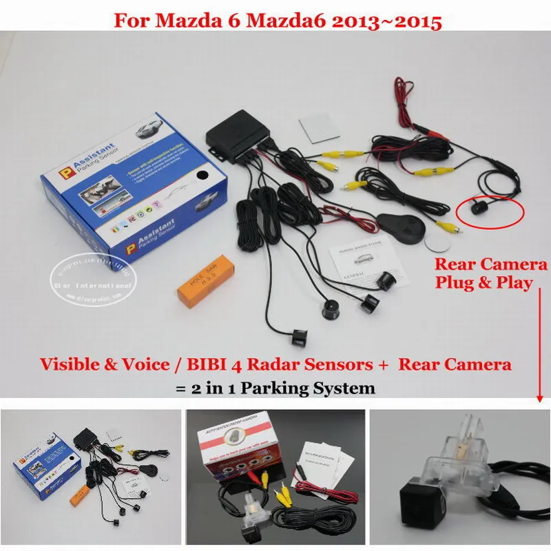 Liislee For Mazda 6 Mazda6 Sedan 2013 2015 Car Parking Sensors Rear View font b Camera