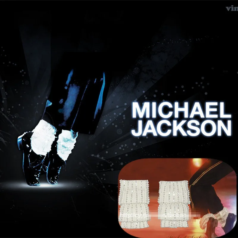 Редкий МД Майкл Джексон классическая коллекция танцевальная обувь Moonwalk покрытие белые носки ручной работы Вечерние подарок на день всех святых