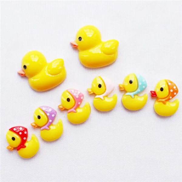 Cute Ducks Family Fridge Magnets Toys Figures 8pcs - 1