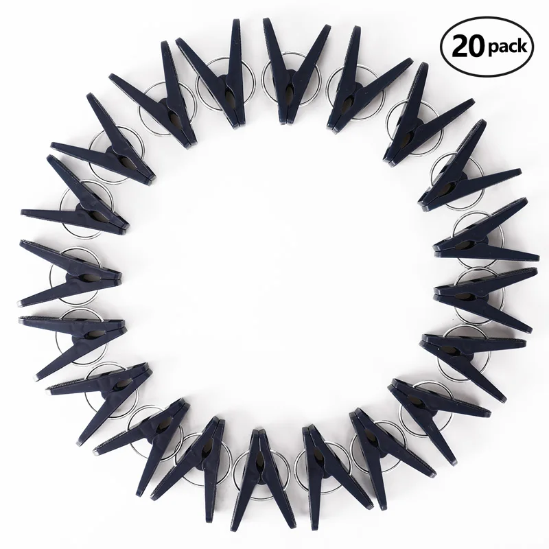 

TAILI 20PCS Spring Clothespins Strong Clamping Force to Hold Clothes Quality Eco-friendly Material