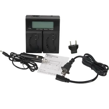 

Ultra Fast LCD Dual AC Charger with Car Charger for Canon LP-E19 LPE19 LP-E4 EOS 1DX MARK 2,1DX ,1DS MARK 3,1D MARK 3,1D MARK 4.