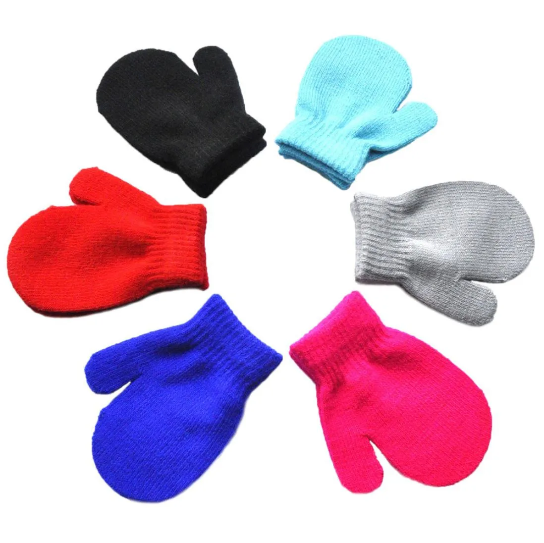 1 пара, новые милые детские перчатки, одноцветные, мягкие, хлопковые, для новорожденных, милый, для новорожденных и малышей, одноцветные, с принтом, для девочек и мальчиков, теплые, зимние