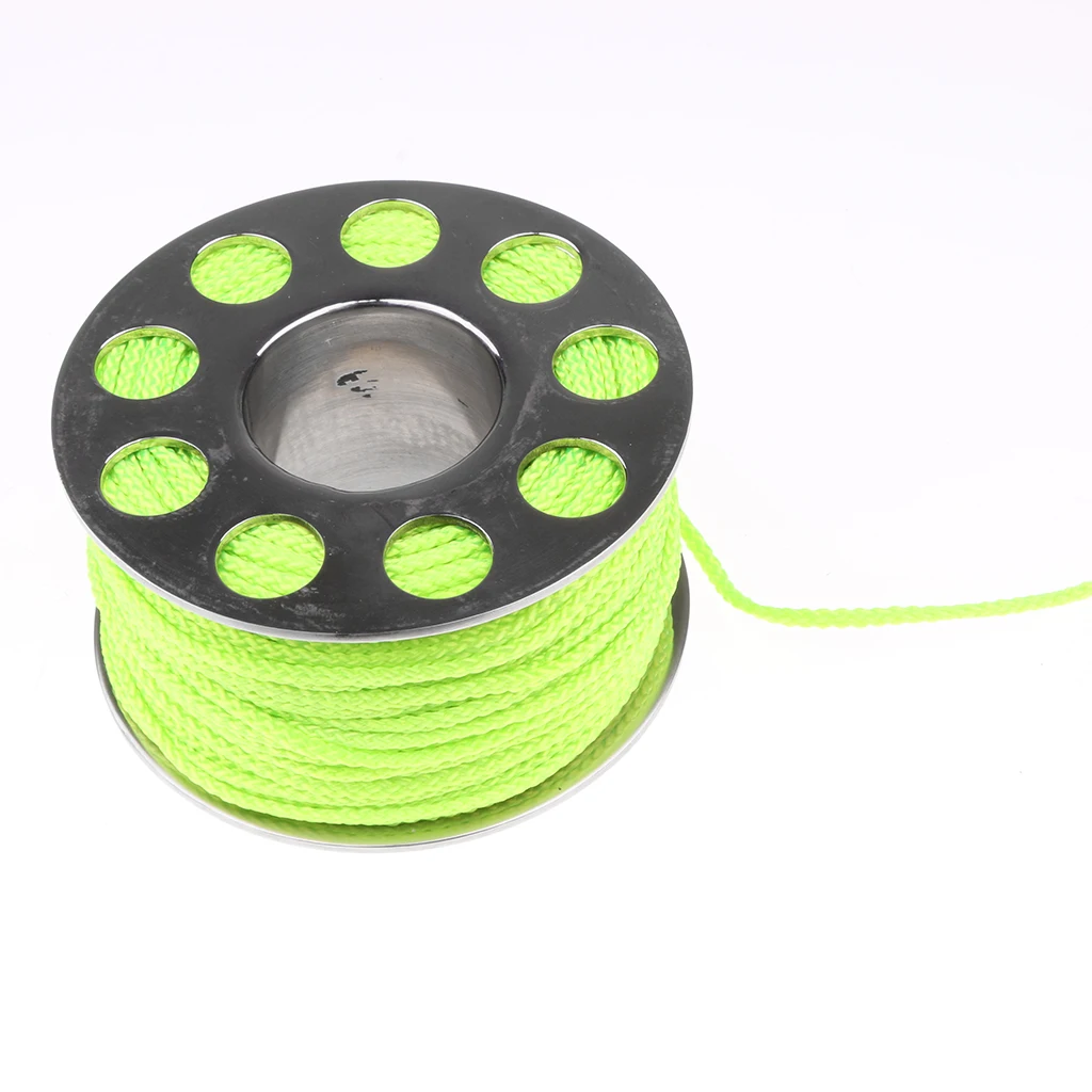 Perfeclan 2019 New Arrival Finger Reel with Stainless Steel Clip Scuba Spool 31m Line Scuba Spool Line Finger Spool