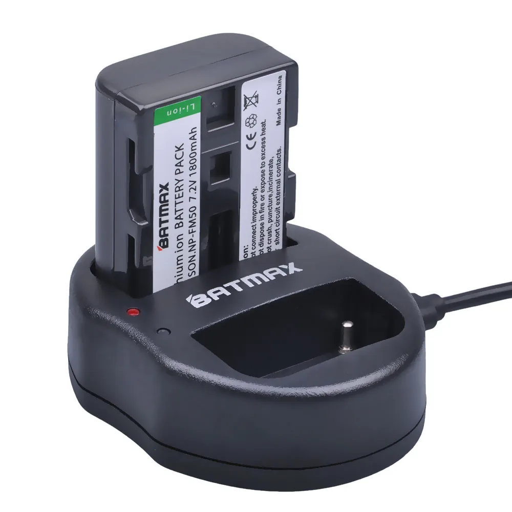 2 шт. NP FM50 FM55H батареи и двойное USB зарядное устройство для Sony FM51 FM30 DCR PC101 серии A100 DSLR