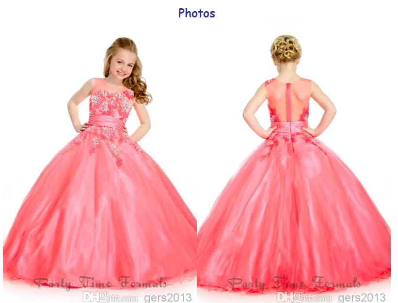 

free shipping 2014 new A beauty pageant dress pageant melissa mother daughter dresses Communion flower girl dresses for weddings