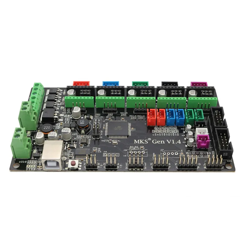 

PCB controller board MKS Gen V1.4 integrated mainboard compatible Ramps1.4/Mega2560 R3 support a4988/DRV8825/TMC2100