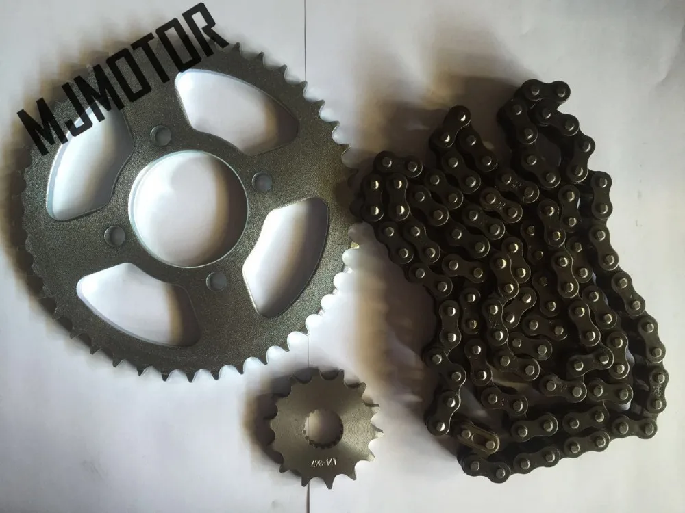 42T 14T 116L комплект цепи со звездочкой Для GN125 GS QJ150 Suzuki Kawasaki Keeway Honda запасные части