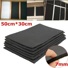 6 листов 7 мм автомобильный фургон звукоизоляция автомобиля изоляция тускнеющая Закрытая сотовая пена 30*50 см Авто для дома и улицы аксессуары