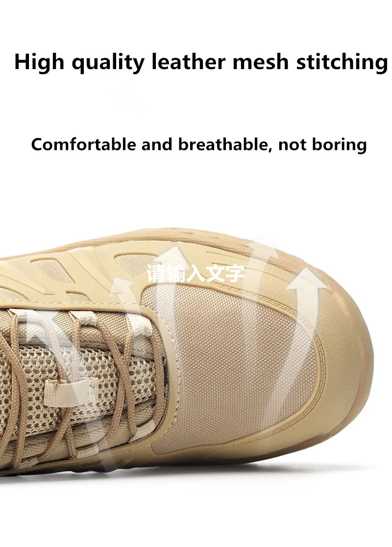 5 Breathable Mesh Safety Shoes Men Light Sneaker Indestructible Steel Toe Soft Anti-piercing Work Boots