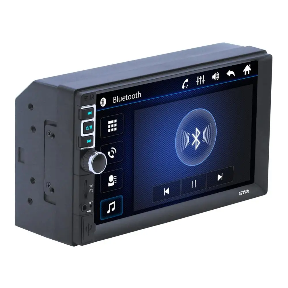7" Car Radio 2 Din Auto Stereo MP5 Player 2din Support Mirror Link Bluetooth Handsfree FM USB AUX TF Card Rear View Camera