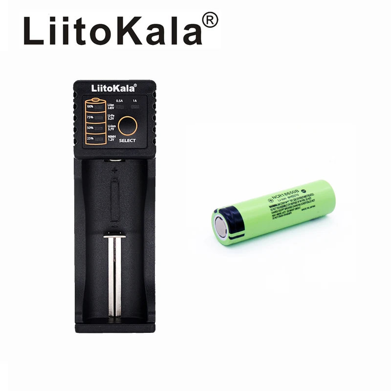 

2017 New original for 18650 3400mAh 3400 battery NCR18650B 3.7V Rechargeable batteries+Lii-100B 18650 charger