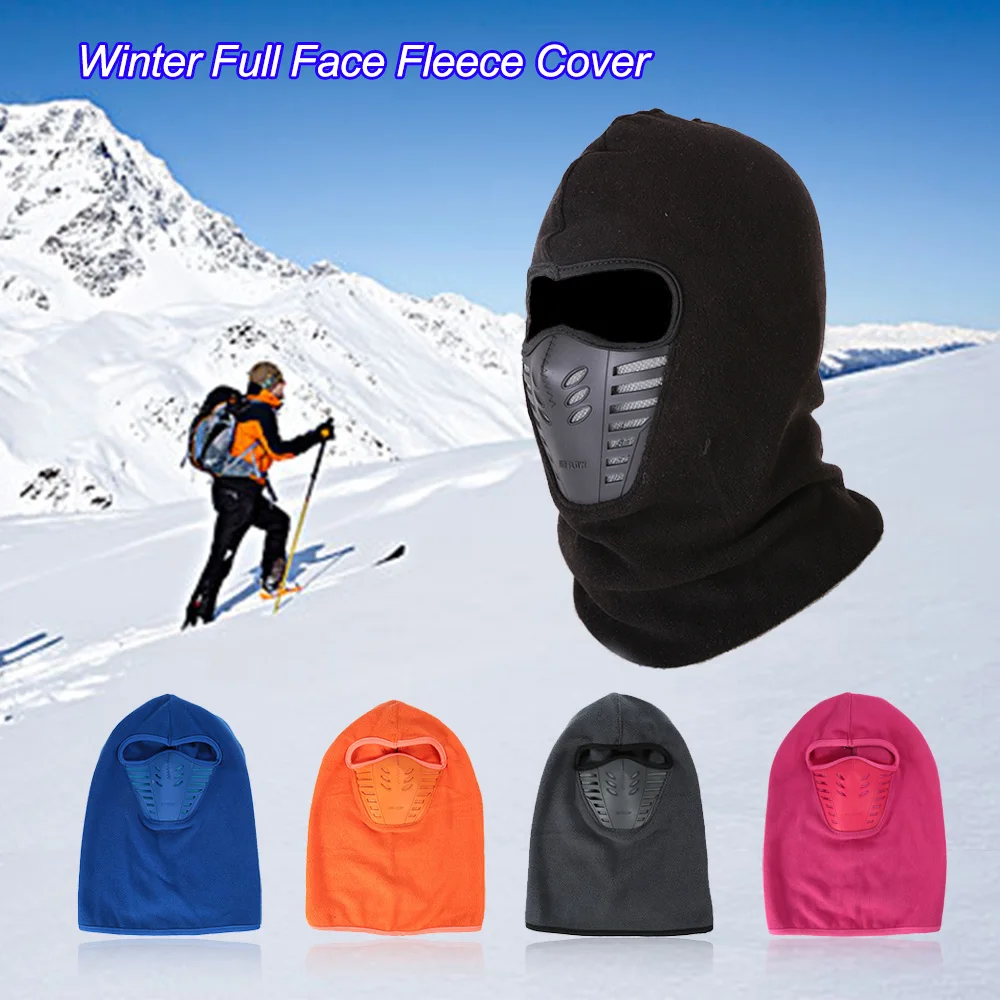 Anti dust Bike Thermal Balaclavas Scarf Cycling Winter Fleece Warm Full