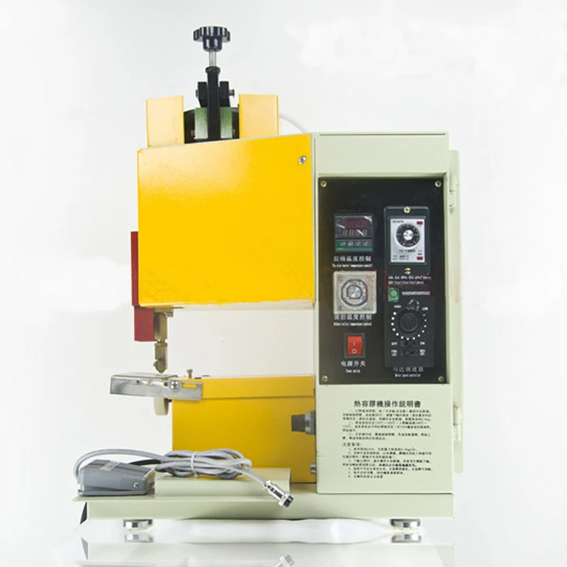 Zipper Gluing Machine Hot Melt Glue Bilateral Processing Equipment MT902 | Инструменты