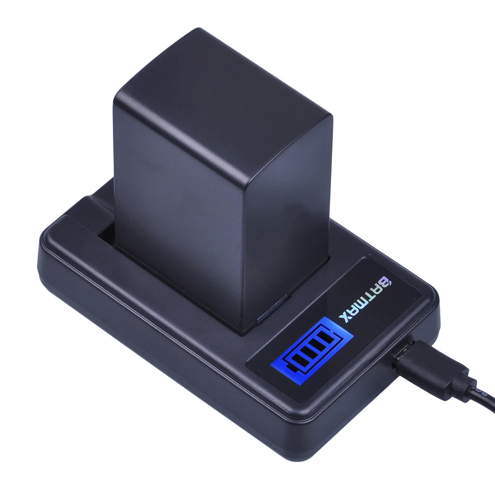 2 шт. 2900 мАч BP 828 BP828 литий ионные аккумуляторы + ЖК зарядное устройство USB для Canon VIXIA