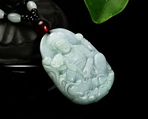 Koraba ювелирные изделия c1lint Jadeite сертификат класса А нефрит Гуань Инь Богиня