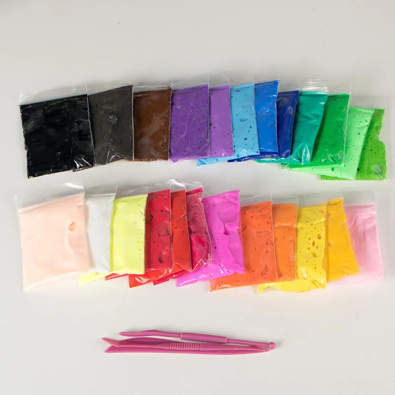 Buy 24pcs/Set DIY Colorful Silly Putty Plasticine
