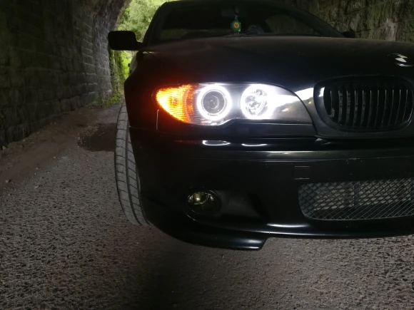 4X106mm для BMW E46 2D 325ci 330ci купе/светодиодный светильник трансформер Angel Eye Halo с