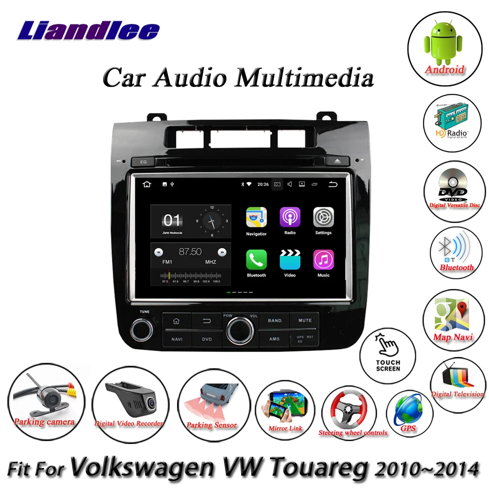 Cheap Liandlee Car Android System For Volkswagen VW Touareg 2010~2014 Radio CD DVD Player GPS Nav Navi Navigation HD Screen Multimedia 1