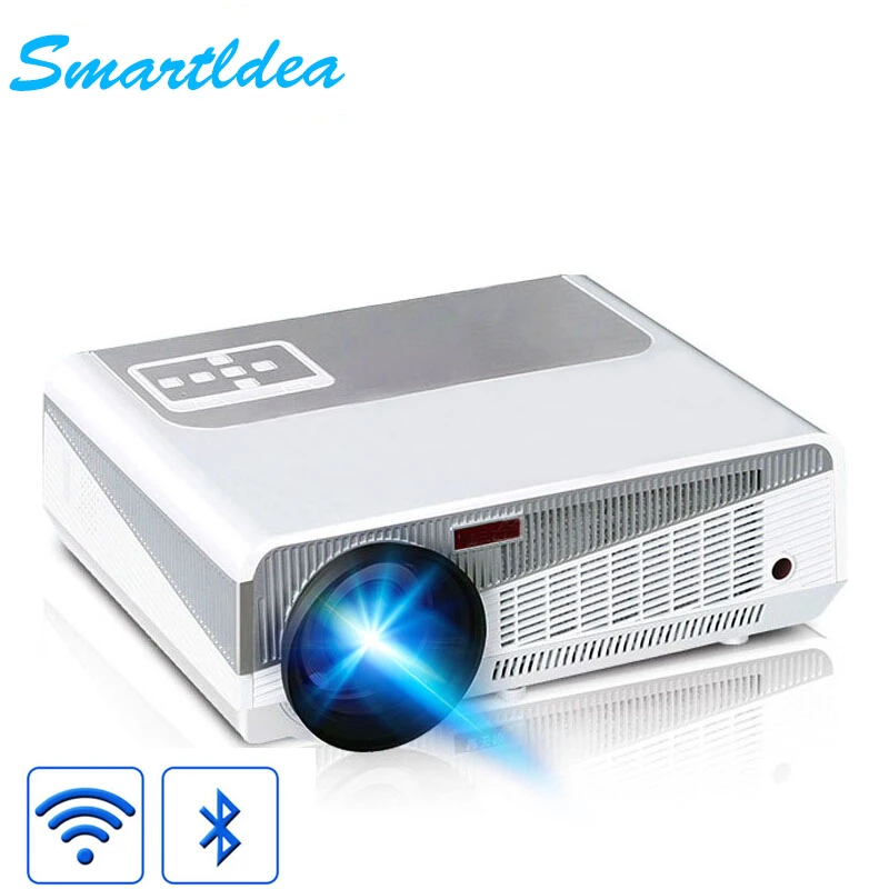 SmartIdea 5500lumen Android 4.4 HD LED Wifi Smart Projector 230W 3D home theater LCD Video
