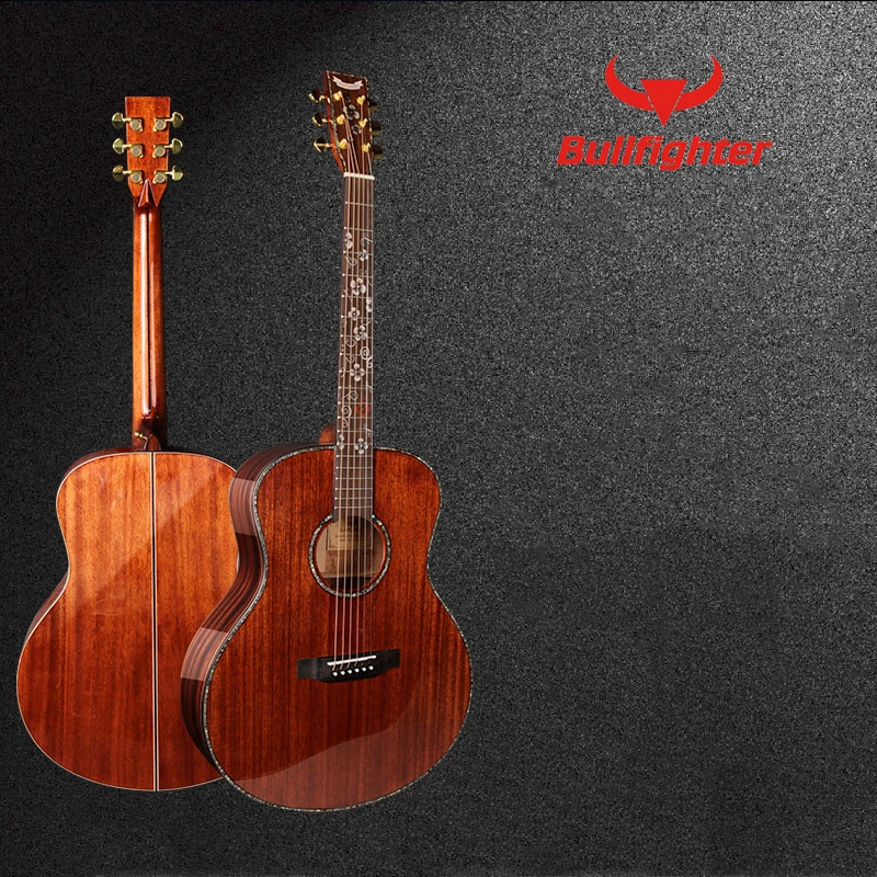 مصارع الثيران D6s 41 بوصة الأداء الصوتية الغيتار مغلقة مقبض أكاسيا الخشب الشعبية الغيتار الصوتية الغيتار آلة موسيقية
