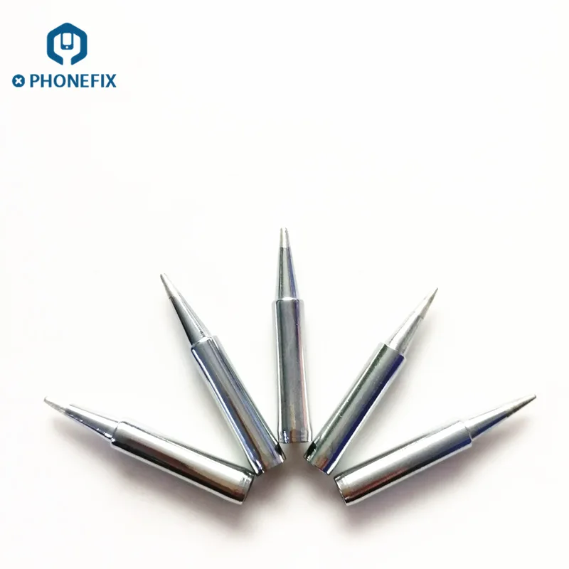 PHONEFIX 5pcs Replacement Soldering Iron Tips 900M-T-B Lead Free Parts For Mobile Phone Motherboard Repair Tools | Инструменты