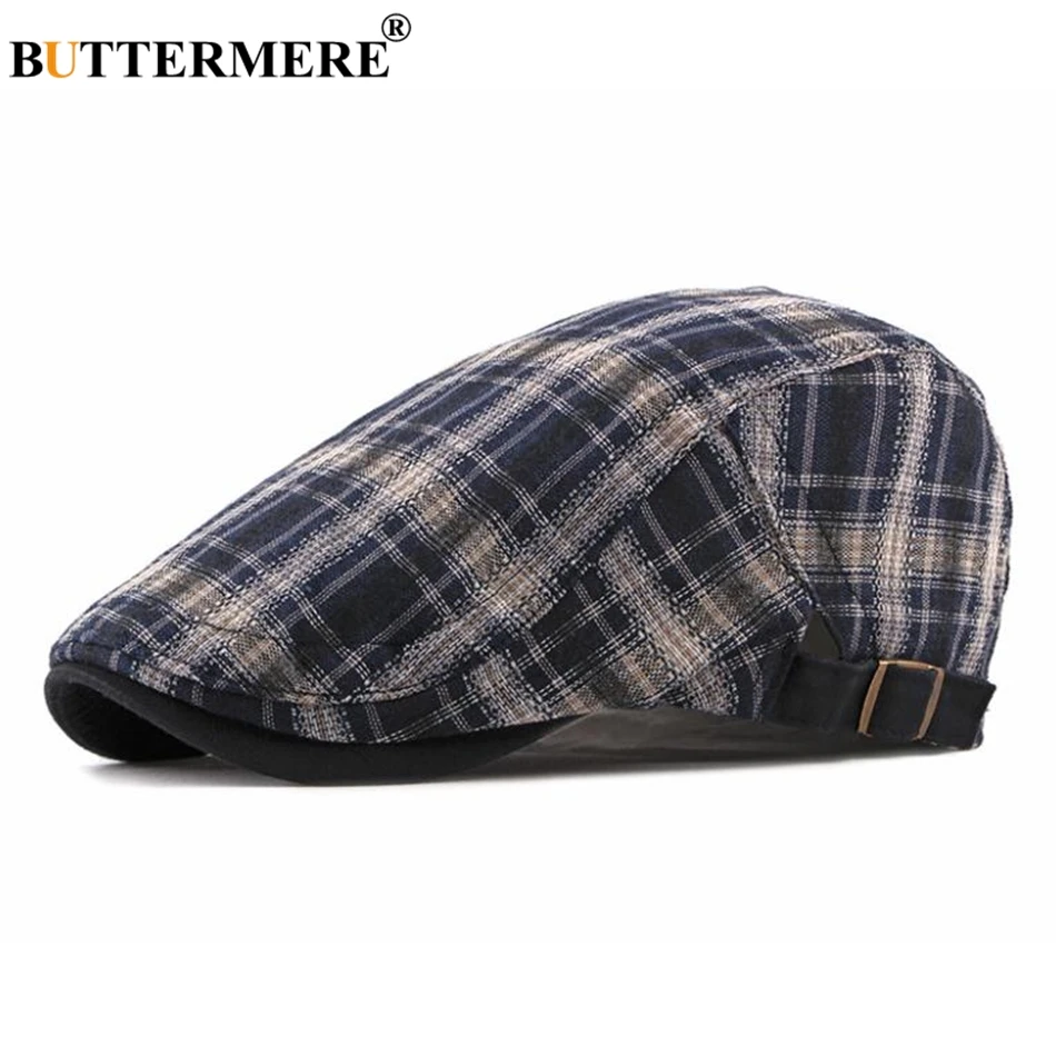 mens red flat cap