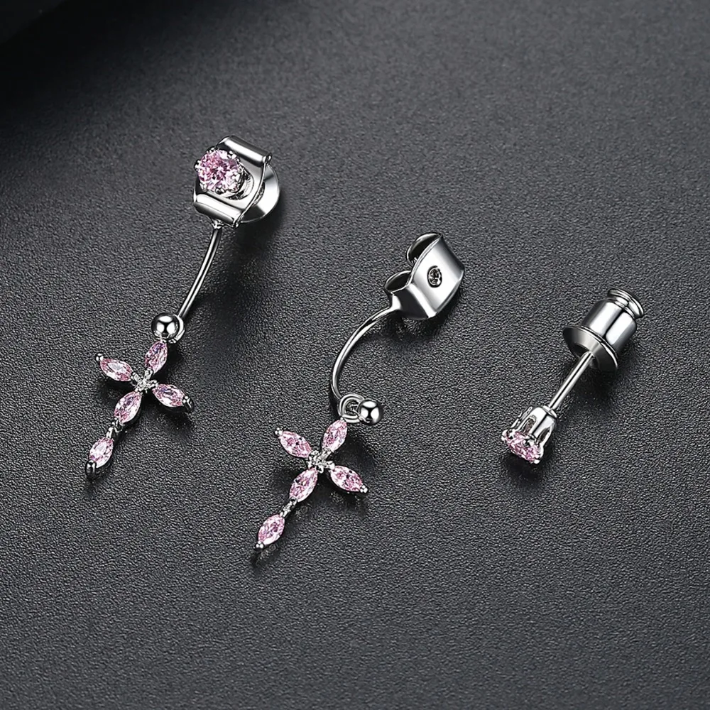 Новые изящные длинные висячие серьги LUOTEEMI для женщин и девушек модные украшенные