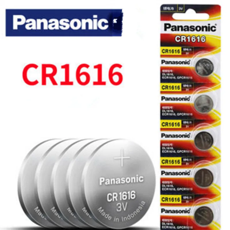 

100Pcs/lot PANASONIC CR1616 DL1616 ECR1616 LM1616 1616 3V Lithium Batteries Cell Button Coin Battery