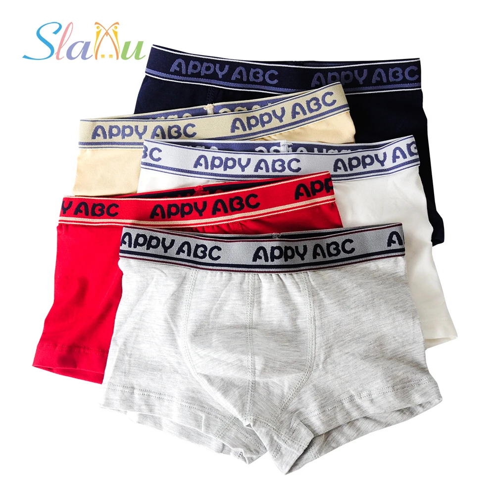 Buy 5 Pack Soft Cotton Comfortable Pure Color Children