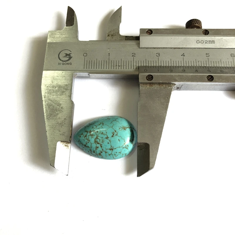 松石18x25mm 水滴梨形吊坠戒面 7 (8)