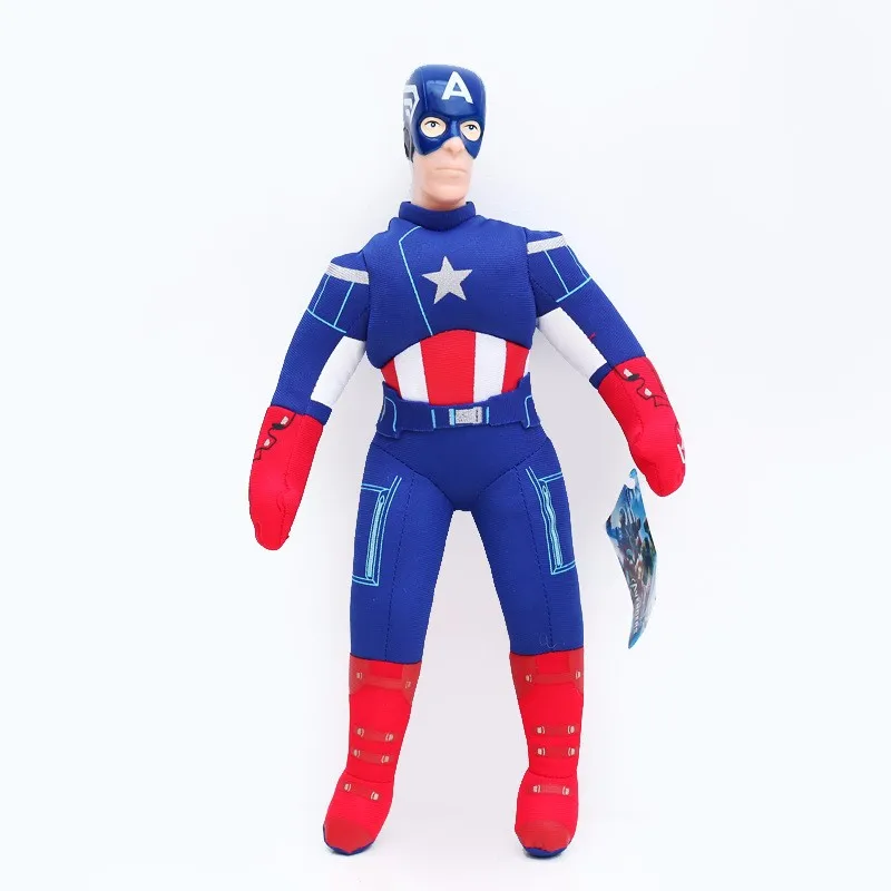 5 шт./лот мстители Супер Герои Человек-паук Железный человек Халк Капитан Америка Тор Мягкие плюшевые игрушки кукла мягкая игрушка Подарки для детей