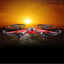 Free shipping drone 2015 New 2.4G 4CH 6 Axis Gyro RC Helicopter Quadcopter With HD Camera Red Blue Yellow L6052W VS H8D MJX X101