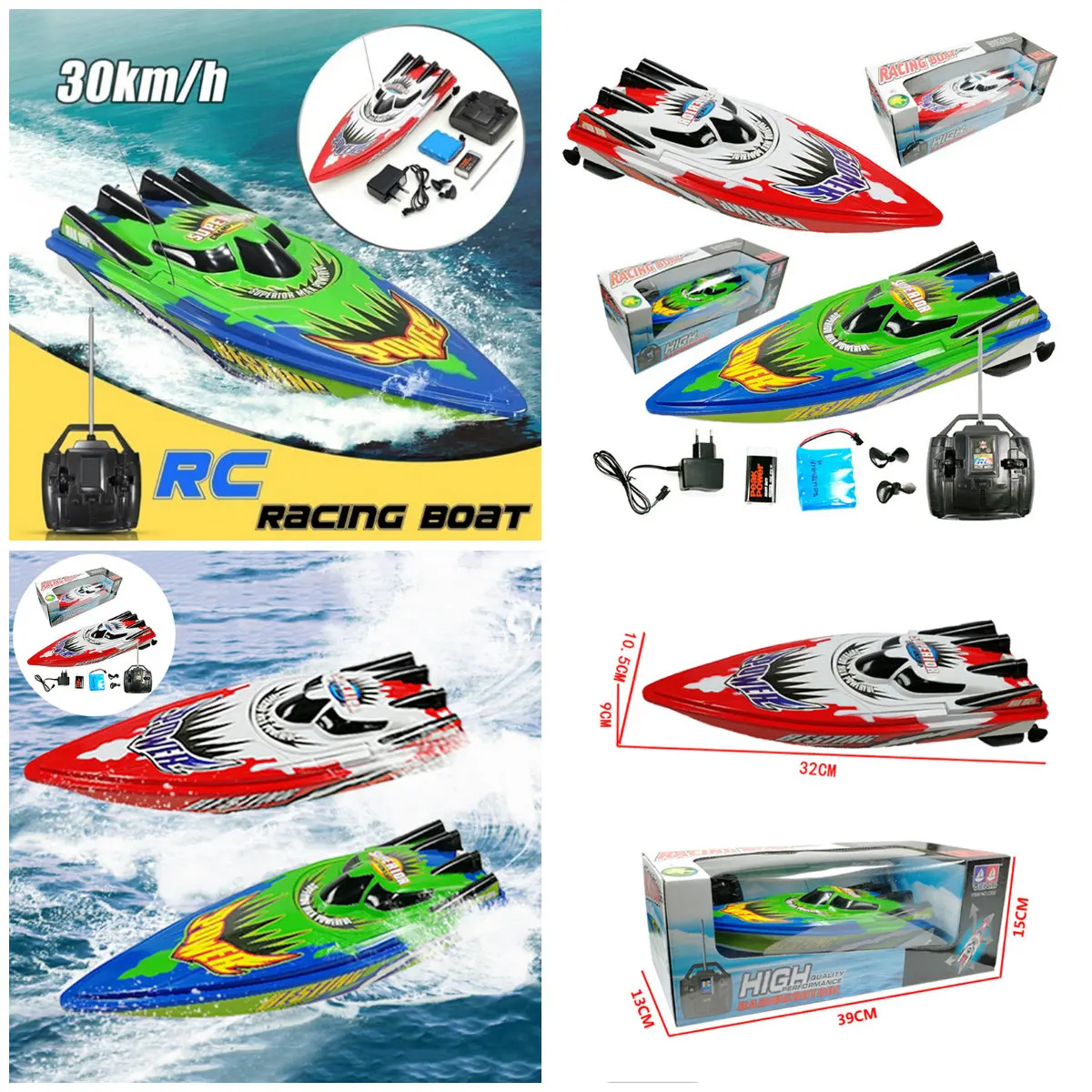 Скоростная лодка Rc Racing Toy детский подарок перезаряжаемый Радиоуправляемый
