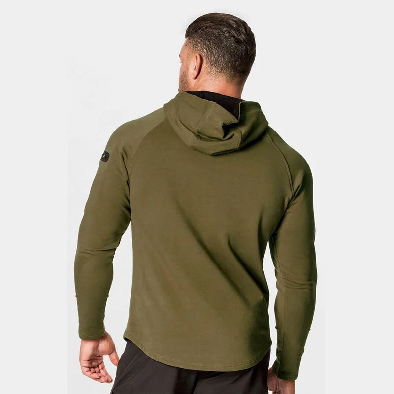  men gym fitness sport jacket hoodies sweatshirt  (4)