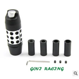 Aluminio negro universal automático 11.2*3.6 cm negro VW car Gear shift Knob 6 velocidades palanca cambio Aluminio negro universal automático 11.2*3.6 cm negro VW car Gear shift Knob 6 velocidades palanca cambio