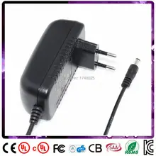 Бесплатная доставка, 1 шт. ЕС Вход 100 240 В AC DC 12 вольт 2.1 Ампер DC адаптер трансформатор 12 В 2.1a 2100ma питания адаптер 25 Вт адаптер