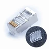 xintylink rj45 connector cat6 rg rj 45 ethernet cable plug 8P8C cat 6 shielded network conector jack lan rg45 modular blue 50pcs ► Photo 2/6