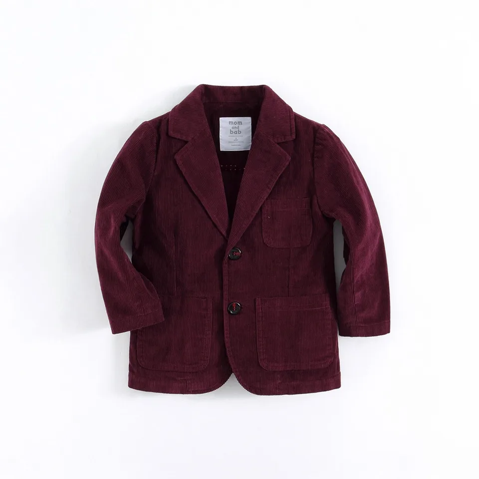 baby burgundy suit