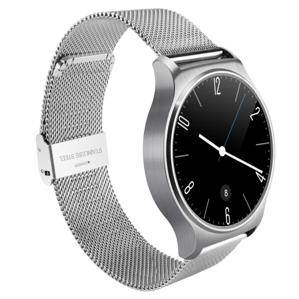 Новый gw01 bluetooth Смарт часы ips круглый экран smartwatch жизнь для apple ios huawei android