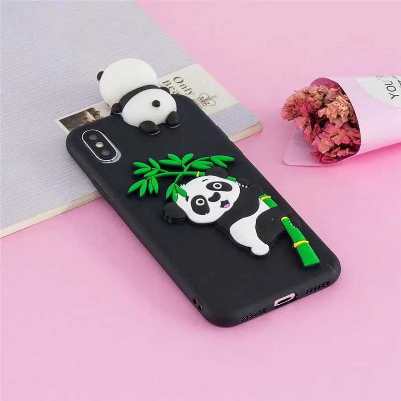 

3D Panda Pattern Silicone Cartoon case for Samsung A10 A20E A30 A40 A50 A70 M10 M20 J4 J6 A6 A8 S10 Plus S10LITE A920 A750 case