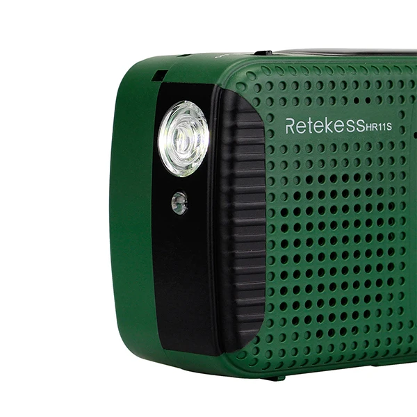 Retekess HR11S аварийное радио Рукоятка радио на солнечных батарейках FM/MW/SW Bluetooth MP3 цифровой плеер Регистраторы Портативный