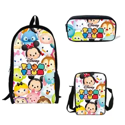 Индивидуальные школьные сумки мультфильм ЦУМ шаблон печати Школьный рюкзак для девочек и мальчиков ортопедический школьный рюкзаки детей