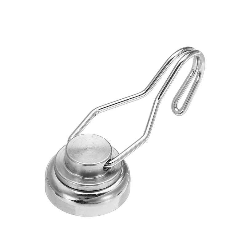 

D25mm 25x8mm 10kg Flexible Rotatable Neodymium Magnetic Hook With Vertical Pull Force 10KG Magnet New